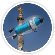 dirigible transparente
